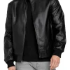 mens-black-farron-faux-leather-bomber-jacket
