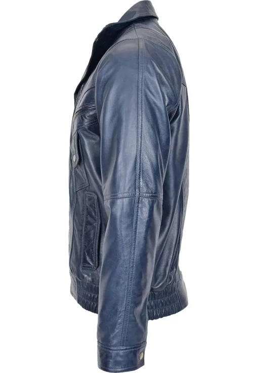 mens-blouson-blue-faux-leather-bomber-jacket