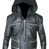 mens-classic-black-faux-leather-bomber-jacket-with-hood