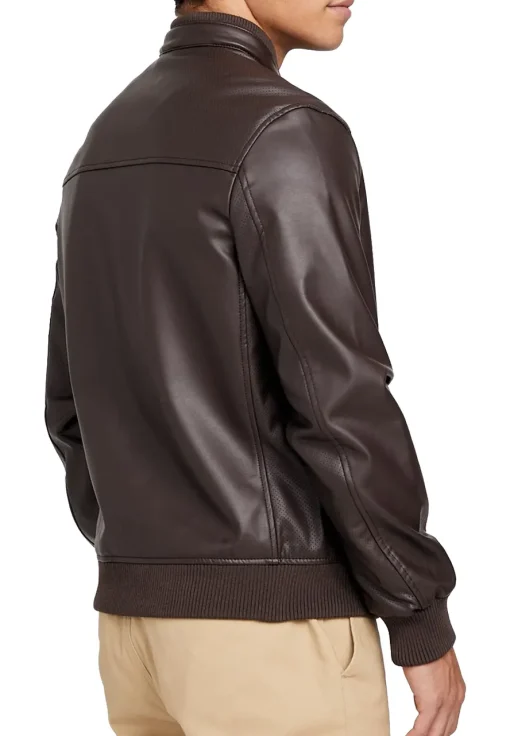 mens-coffee-brown-farron-faux-leather-bomber-jacket