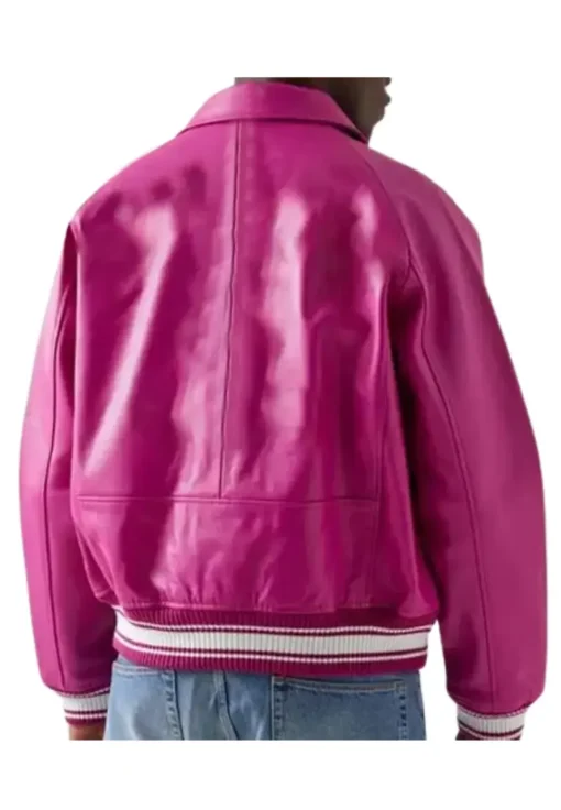 mens-icon-pink-faux-leather-bomber-jacket