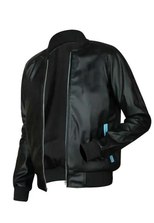 mens-iconic-black-bomber-faux-leather-jacket