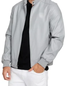 mens-lunar-grey-farron-faux-leather-bomber-jacket