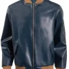 mens-rich-blue-faux-leather-bomber-jacket