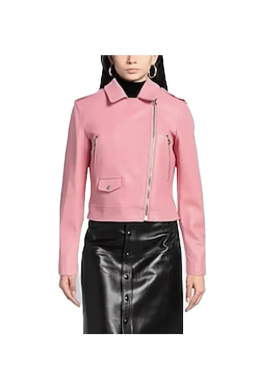 pink-womens-faux-leather-biker-jacket