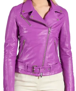 womens-belted-purple-faux-leather-biker-jacket