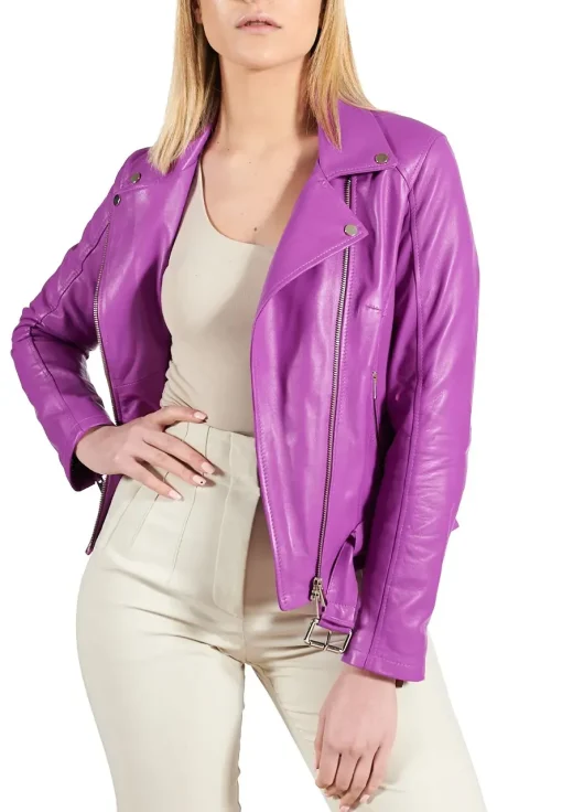 womens-belted-purple-faux-leather-biker-jacket