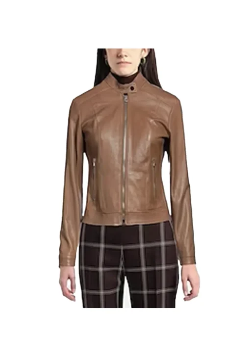 womens-biker-brown-faux-leather-jacket