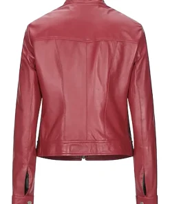 womens-biker-red-faux-leather-jacket