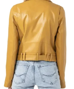womens-biker-yellow-faux-leather-jacket