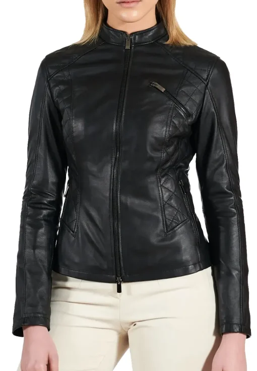 womens-black-quilted-faux-leather-biker-jacket