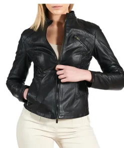 womens-black-quilted-faux-leather-biker-jacket