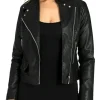 womens-casual-zip-up-black-faux-leather-biker-jacket