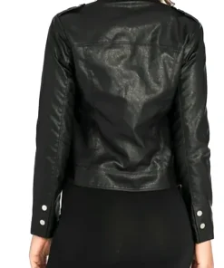 womens-casual-zip-up-black-faux-leather-biker-jacket