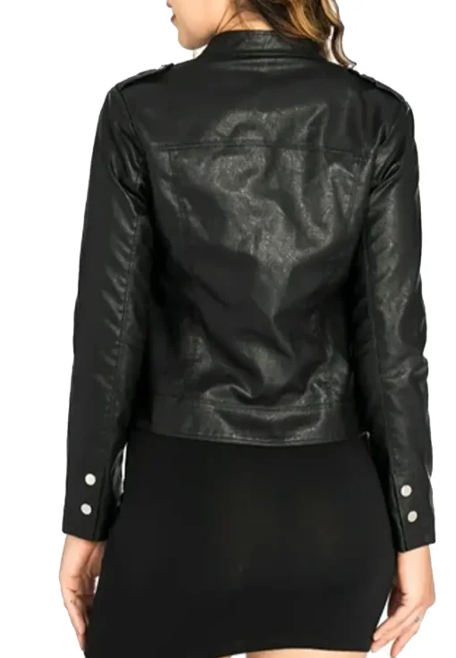 womens-casual-zip-up-black-faux-leather-biker-jacket