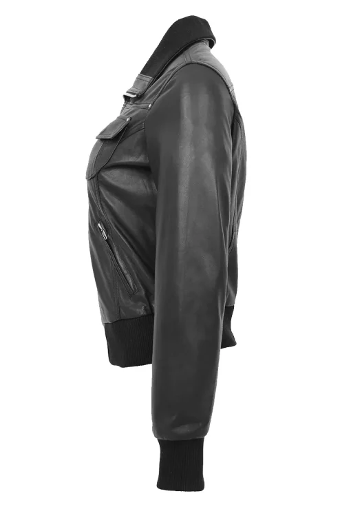 womens-classic-black-faux-leather-moto-bomber-jacket