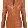 womens-classic-brown-faux-leather-motorcycle-jacket