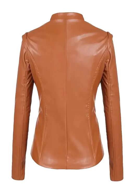 womens-classic-brown-faux-leather-motorcycle-jacket