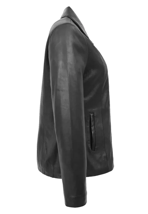 womens-classic-zip-fastening-black-faux-leather-jacket