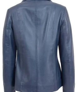 womens-classic-zip-fastening-blue-faux-leather-jacket
