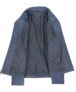 womens-classic-zip-fastening-blue-faux-leather-jacket