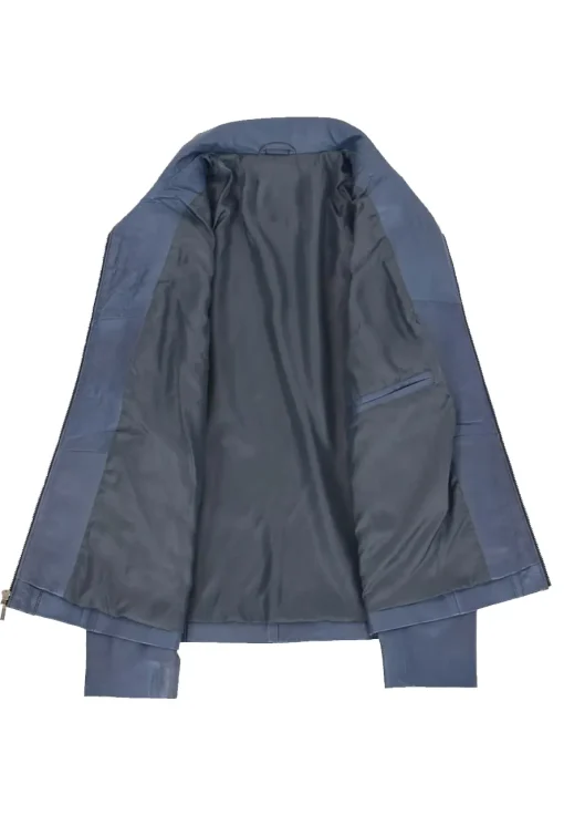 womens-classic-zip-fastening-blue-faux-leather-jacket