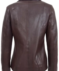 womens-classic-zip-fastening-brown-faux-leather-jacket