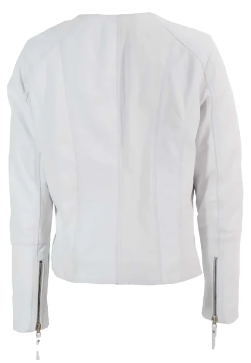 womens-collarless-white-faux-leather-biker-jacket