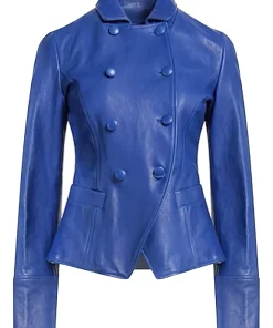 womens-double-breasted-blue-faux-leather-biker-jacket