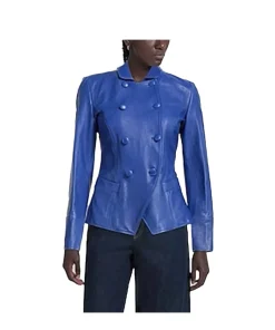 womens-double-breasted-blue-faux-leather-biker-jacket
