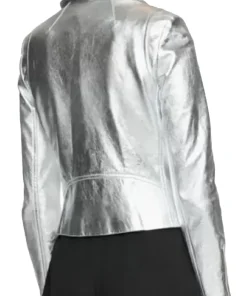 womens-fashionable-silver-faux-leather-jacket