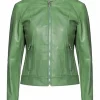 womens-green-biker-faux-leather-jacket