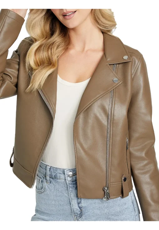 womens-honey-mushroom-faux-leather-jacket