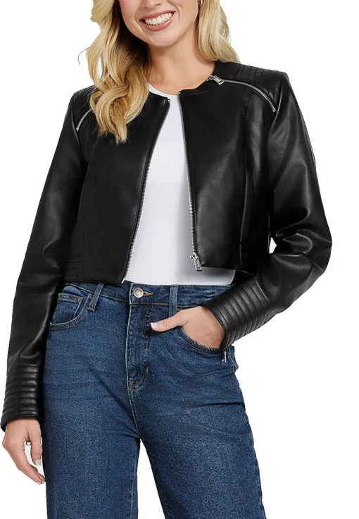 womens-leann-black-faux-leather-cropped-biker-jacket