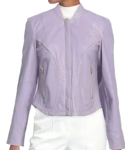 womens-lilac-faux-leather-biker-jacket