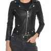 womens-lyfa-black-faux-leather-biker-jacket