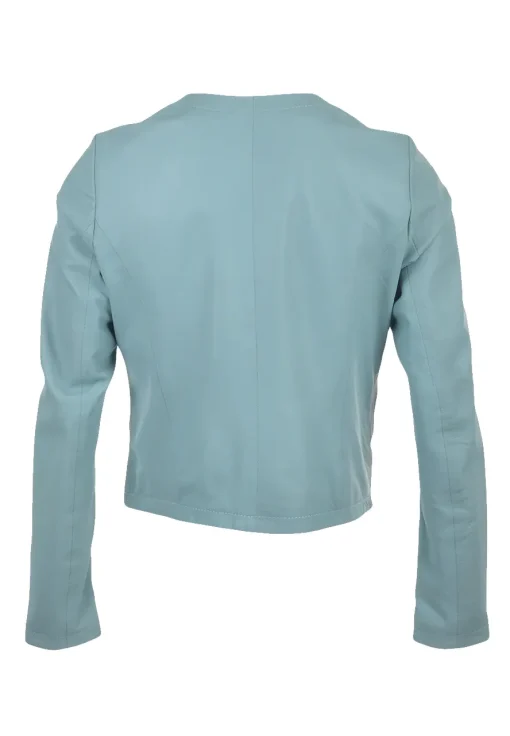 womens-pale-blue-faux-leather-jacket