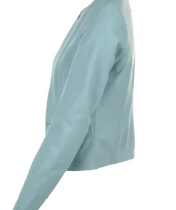 womens-pale-blue-faux-leather-jacket