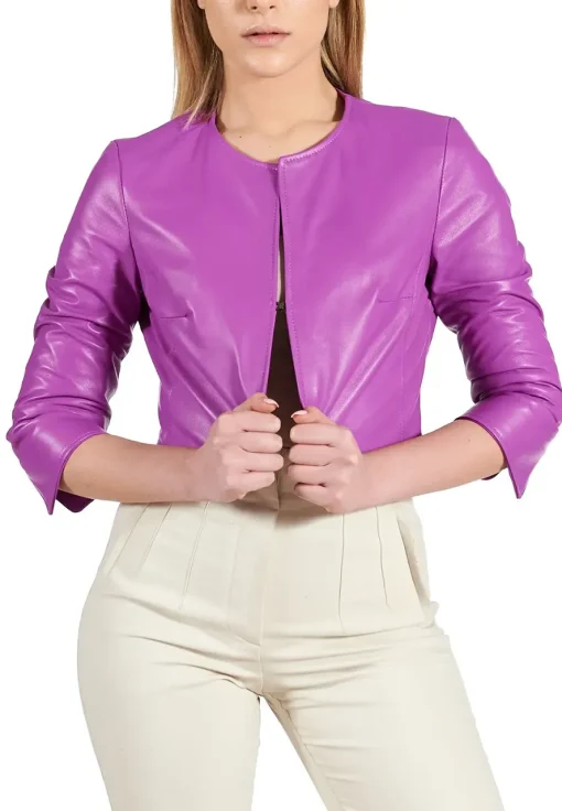 faux-leather-bolero-jacket