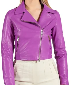 womens-purple-faux-leather-cropped-jacket