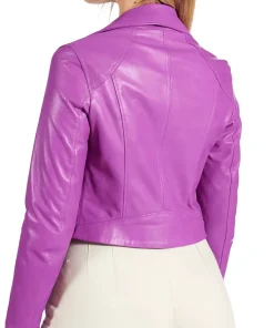 womens-purple-faux-leather-cropped-jacket