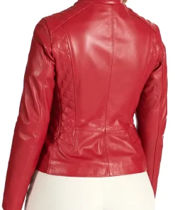 womens-red-quilted-faux-leather-biker-jacket