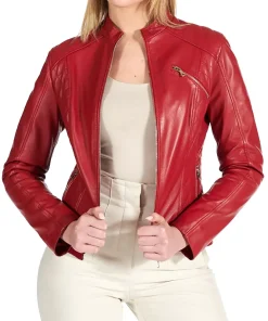womens-red-quilted-faux-leather-biker-jacket