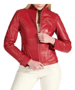womens-red-quilted-faux-leather-biker-jacket