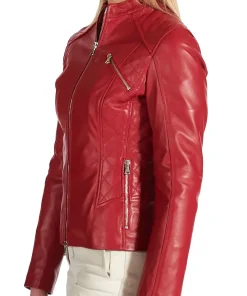 womens-red-quilted-faux-leather-biker-jacket