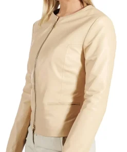 womens-round-collar-beige-faux-leather-jacket