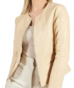 womens-round-collar-beige-faux-leather-jacket