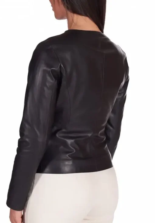 womens-round-collar-faux-leather-black-jacket