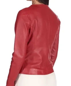 womens-round-collar-red-faux-leather-jacket