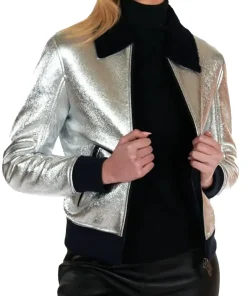 womens-silver-faux-leather-shearling-bomber-jacket